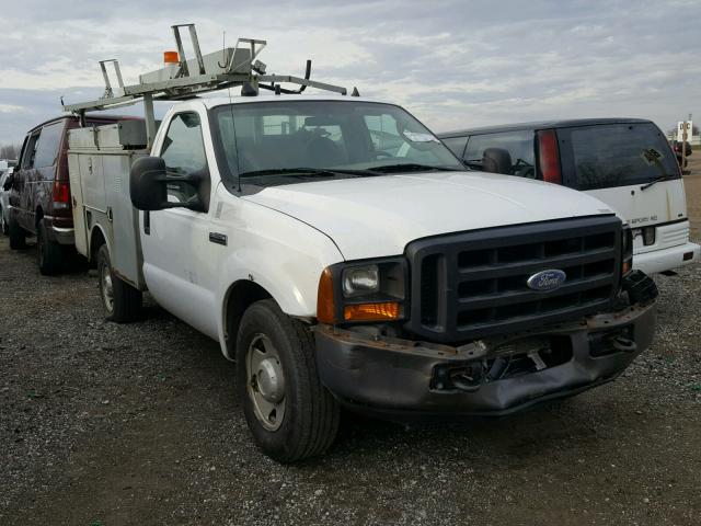 1FDSF30556EB51315 - 2006 FORD F350 SRW S WHITE photo 1