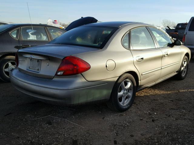 1FAFP53263G280668 - 2003 FORD TAURUS SE GRAY photo 4