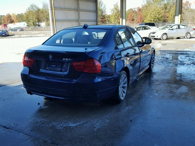 WBAPK5C56BF123067 - 2011 BMW 328 XI SUL BLUE photo 4