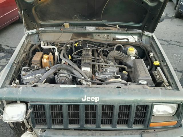 1J4FT68S2XL524294 - 1999 JEEP CHEROKEE S GREEN photo 7