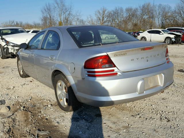 1B3EL46X42N299296 - 2002 DODGE STRATUS SE SILVER photo 3