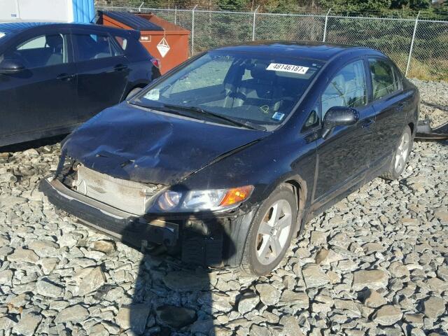 2HGFA15988H013396 - 2008 HONDA CIVIC EXL 黑色 照片 2