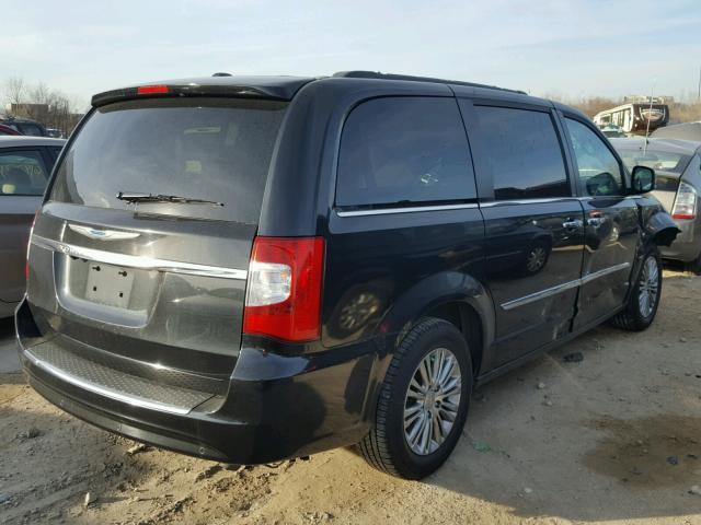 2C4RC1CG7DR564320 - 2013 CHRYSLER TOWN & COU BLACK photo 4