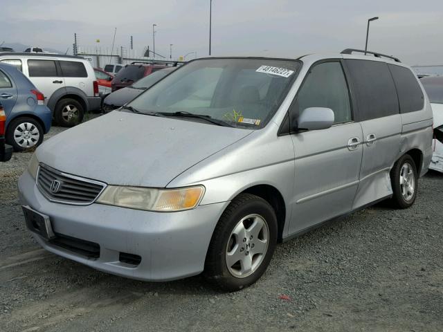 2HKRL18671H515403 - 2001 HONDA ODYSSEY EX SILVER photo 2