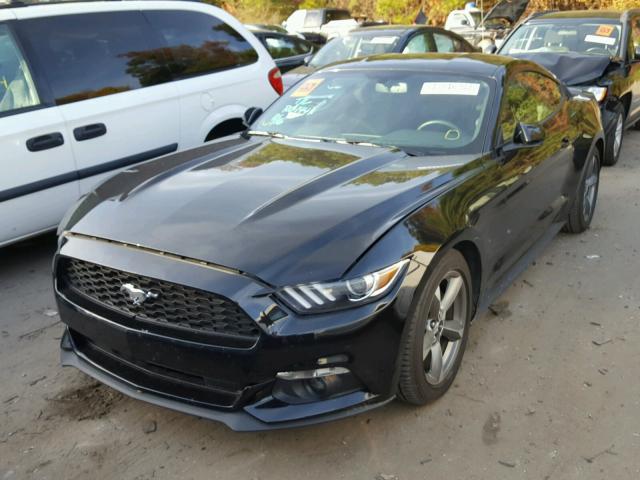 1FA6P8AM9G5337534 - 2016 FORD MUSTANG BLACK photo 2