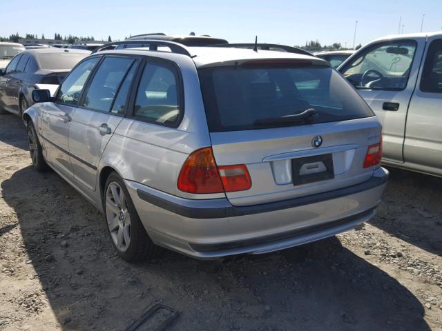 WBAAR3347YJM02904 - 2000 BMW 323 IT SILVER photo 3