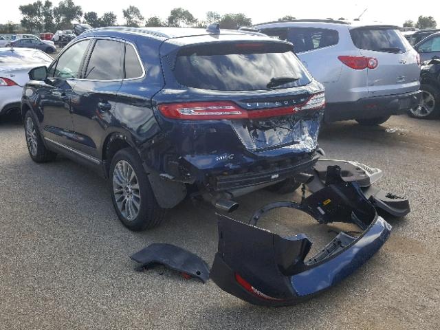 5LMCJ2A96FUJ03372 - 2015 LINCOLN MKC 蓝色 照片 3