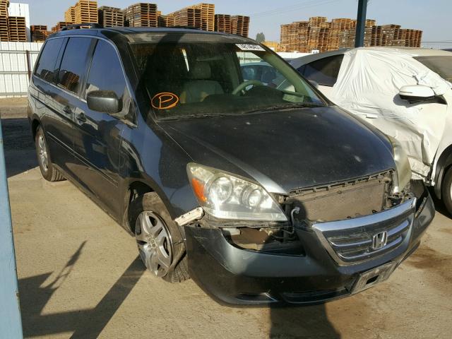 5FNRL38656B443859 - 2006 HONDA ODYSSEY EX CHARCOAL photo 1