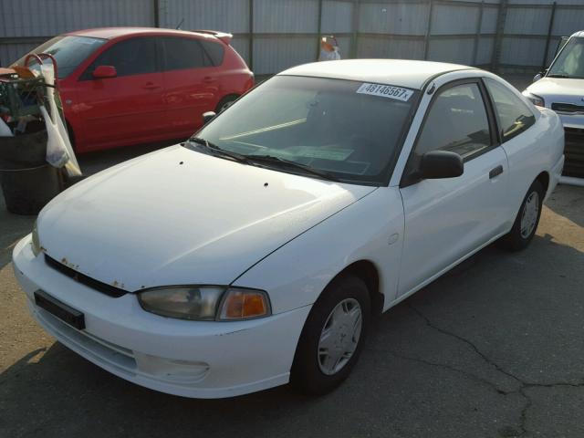 JA3AY11A3VU019490 - 1997 MITSUBISHI MIRAGE DE WHITE photo 2