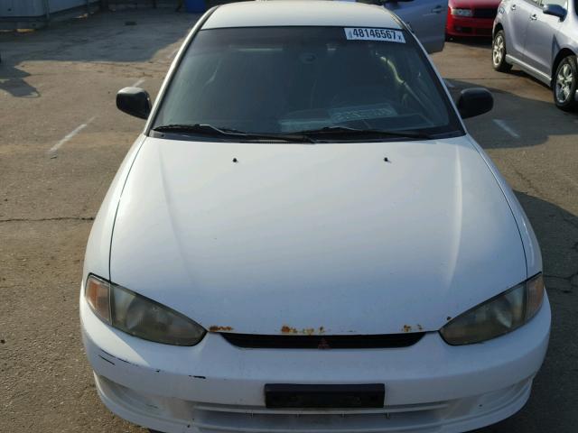 JA3AY11A3VU019490 - 1997 MITSUBISHI MIRAGE DE WHITE photo 9