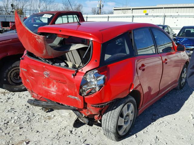 2T1KR32EX4C189793 - 2004 TOYOTA COROLLA MA RED photo 4