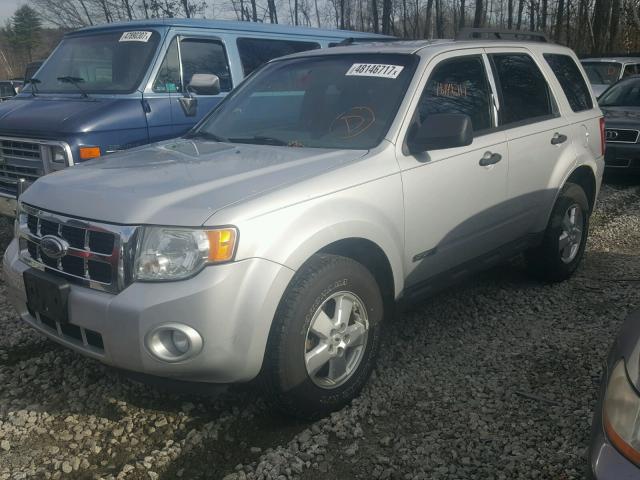 1FMCU93Z98KA27998 - 2008 FORD ESCAPE XLT SILVER photo 2