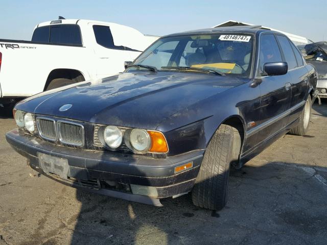 WBAHE2327SGE93344 - 1995 BMW 530 I AUTO BLUE photo 2