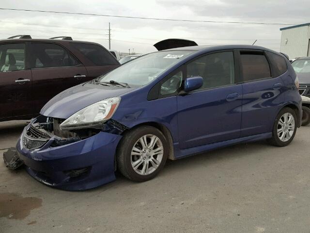 JHMGE88479S053669 - 2009 HONDA FIT SPORT BLUE photo 2