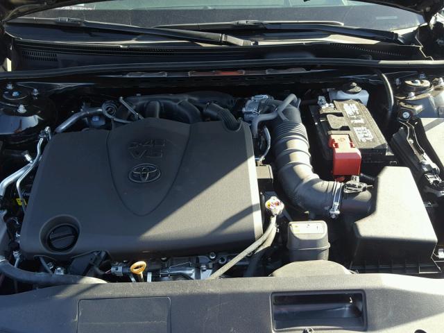 4T1BZ1HK2JU014711 - 2018 TOYOTA CAMRY XSE BLACK photo 7