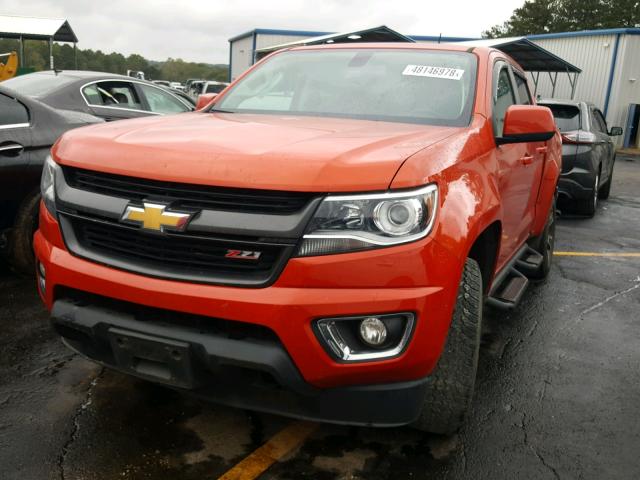 1GCGSDE36G1330796 - 2016 CHEVROLET COLORADO Z ORANGE photo 2