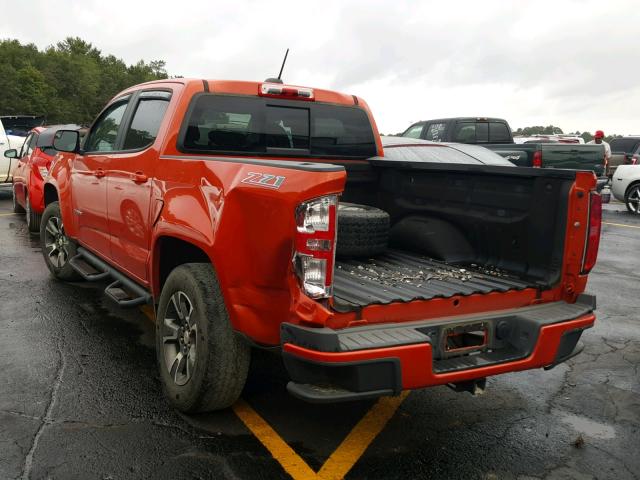 1GCGSDE36G1330796 - 2016 CHEVROLET COLORADO Z ORANGE photo 3