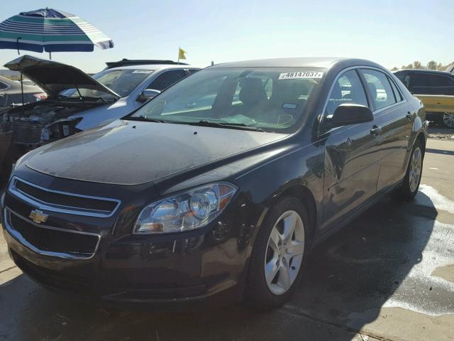 1G1ZB5E02CF202999 - 2012 CHEVROLET MALIBU LS BLACK photo 2