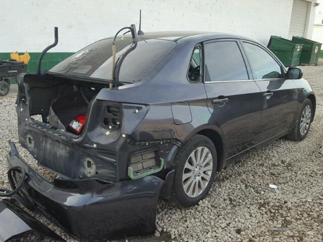 JF1GE60619G500301 - 2009 SUBARU IMPREZA 2. GRAY photo 4