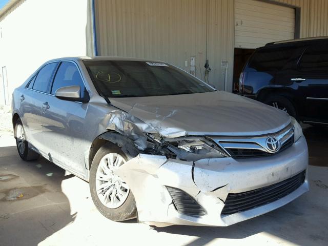 4T4BF1FKXCR200730 - 2012 TOYOTA CAMRY BASE SILVER photo 1