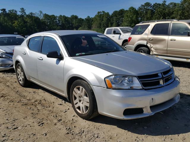 1B3BD4FB9BN625033 - 2011 DODGE AVENGER EX SILVER photo 1