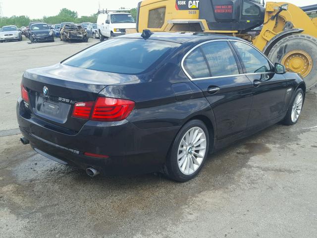 WBAFU7C58BC869720 - 2011 BMW 535 XI BLACK photo 4