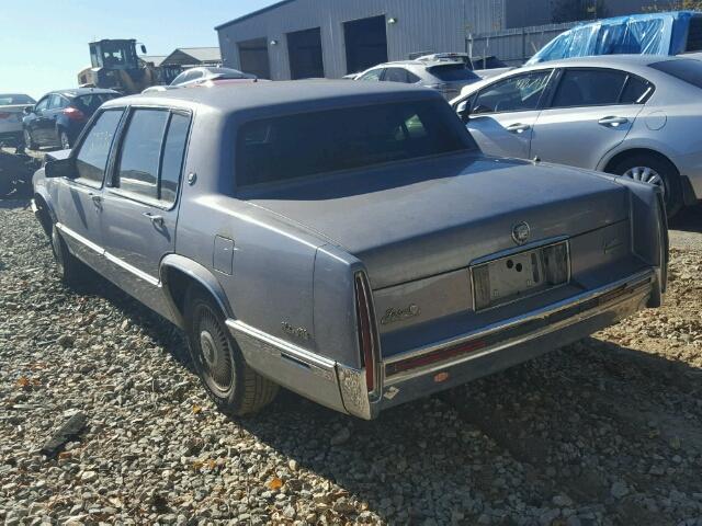 1G6CD53BXM4316826 - 1991 CADILLAC DEVILLE GRAY photo 3