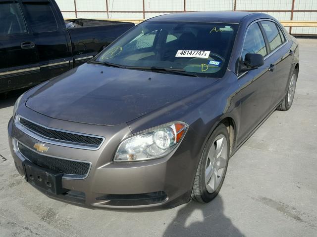 1G1ZA5EU6CF340521 - 2012 CHEVROLET MALIBU LS GRAY photo 2