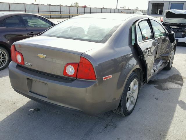 1G1ZA5EU6CF340521 - 2012 CHEVROLET MALIBU LS GRAY photo 4