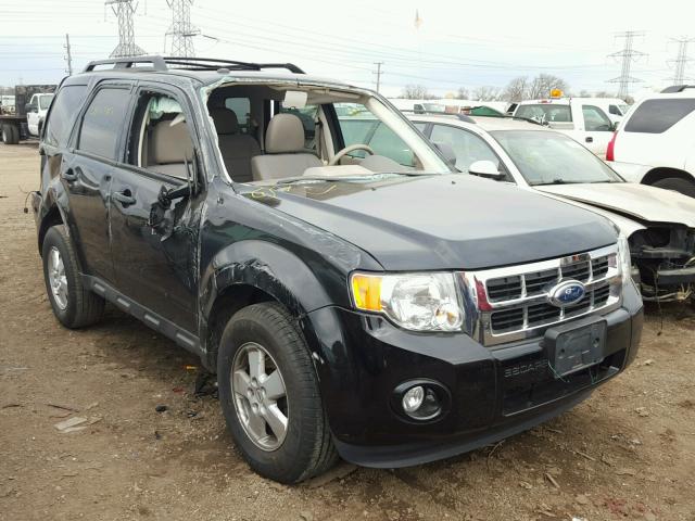 1FMCU0DG3CKB41870 - 2012 FORD ESCAPE XLT BLACK photo 1