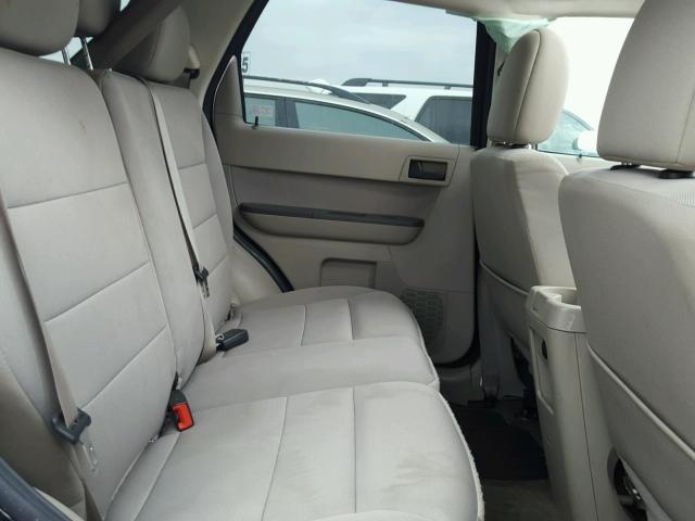 1FMCU0DG3CKB41870 - 2012 FORD ESCAPE XLT BLACK photo 6