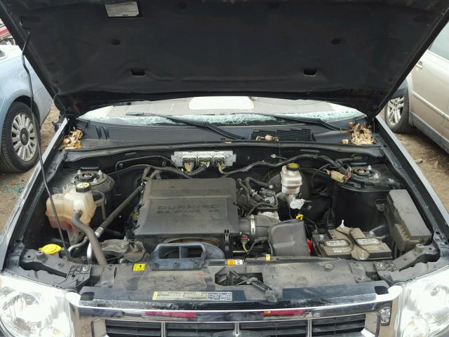 1FMCU0DG3CKB41870 - 2012 FORD ESCAPE XLT BLACK photo 7