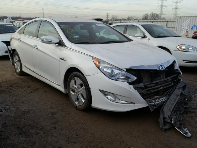 KMHEC4A49CA023017 - 2012 HYUNDAI SONATA HYB WHITE photo 1