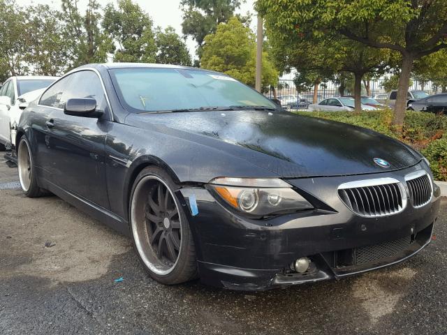 WBAEH73445B192585 - 2005 BMW 645 CI AUT BLACK photo 1