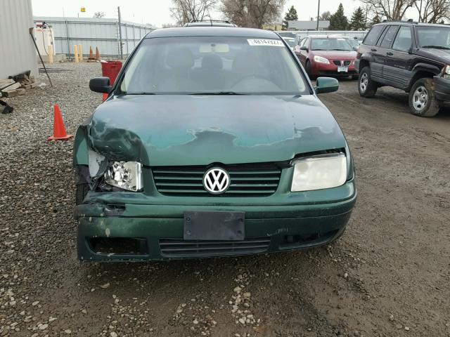 3VWRC29M2XM051021 - 1999 VOLKSWAGEN JETTA GL GREEN photo 9