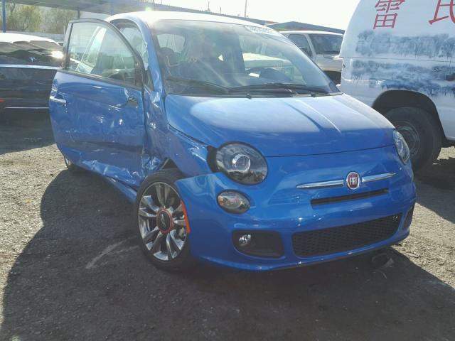 3C3CFFKR8HT535557 - 2017 FIAT 500 POP BLUE photo 1