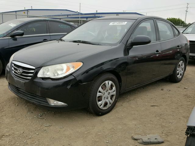 KMHDU4AD9AU118570 - 2010 HYUNDAI ELANTRA BL BLACK photo 2