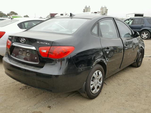 KMHDU4AD9AU118570 - 2010 HYUNDAI ELANTRA BL BLACK photo 4