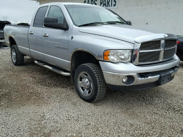 1D7KU28D23J655300 - 2003 DODGE RAM 2500 S SILVER photo 1
