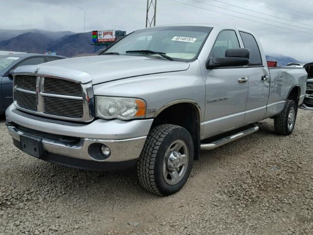 1D7KU28D23J655300 - 2003 DODGE RAM 2500 S SILVER photo 2