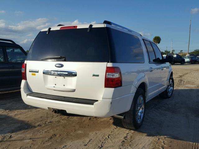 1FMJK1K59AEA64177 - 2010 FORD EXPEDITION WHITE photo 4