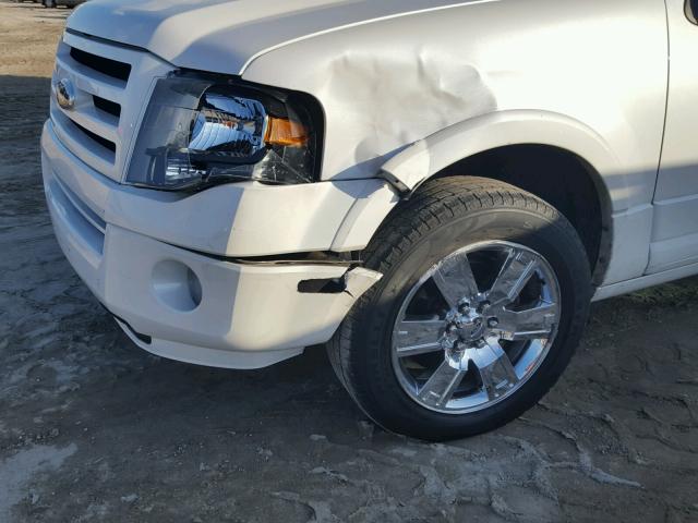 1FMJK1K59AEA64177 - 2010 FORD EXPEDITION WHITE photo 9