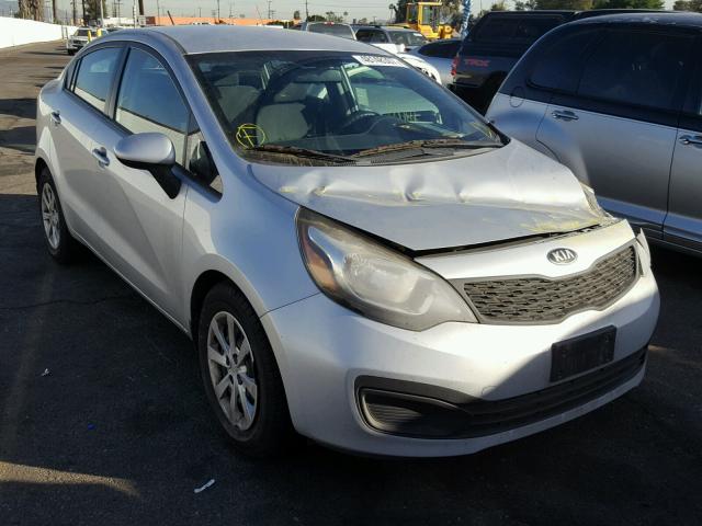 KNADM4A3XD6242428 - 2013 KIA RIO LX SILVER photo 1