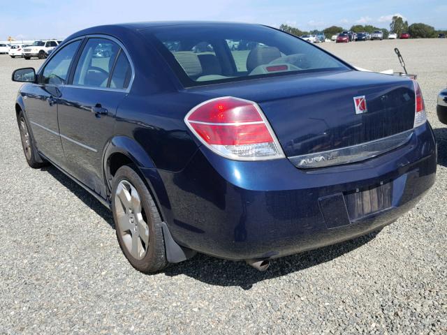 1G8ZS57B28F296955 - 2008 SATURN AURA XE BLUE photo 3