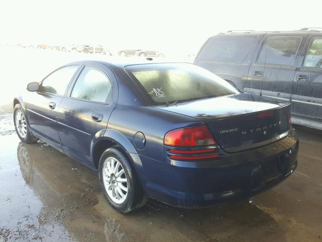 1B3EL46X76N288010 - 2006 DODGE STRATUS SX BLUE photo 3