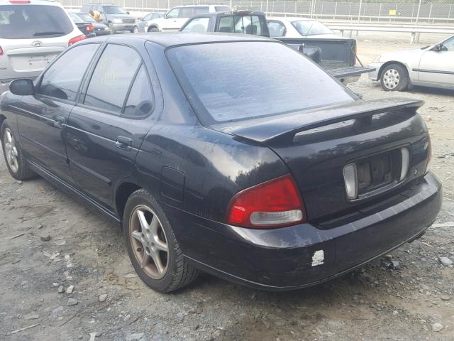 3N1AB51D43L727844 - 2003 NISSAN SENTRA SE- BLACK photo 3