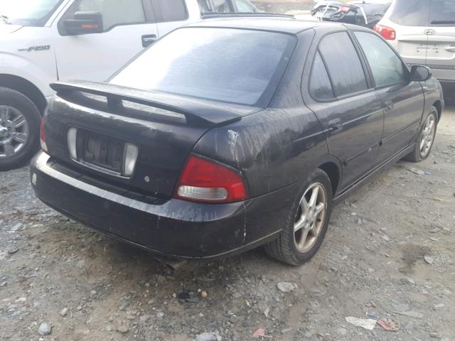 3N1AB51D43L727844 - 2003 NISSAN SENTRA SE- BLACK photo 4