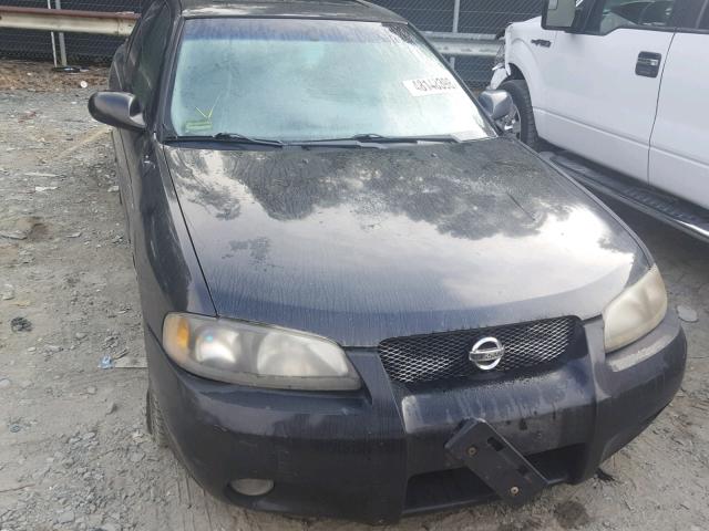 3N1AB51D43L727844 - 2003 NISSAN SENTRA SE- BLACK photo 9