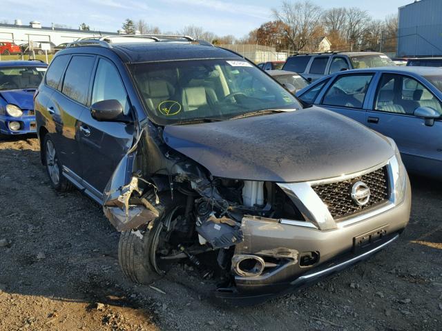 5N1AR2MMXEC685760 - 2014 NISSAN PATHFINDER GRAY photo 1