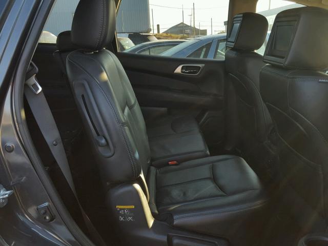 5N1AR2MMXEC685760 - 2014 NISSAN PATHFINDER GRAY photo 6